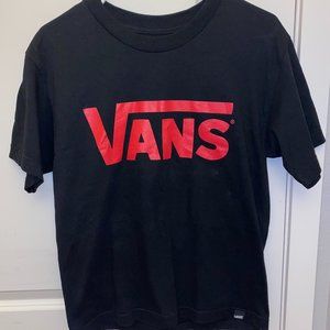 Van's Boy Crew Neck Short Sleeve Logo Graphic Tee